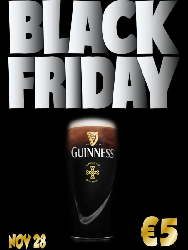 #blackfriday PINTS €5 today untill 10pm @ocaseys @grolsch_nl @guinness_ireland #ocaseys #denhaag